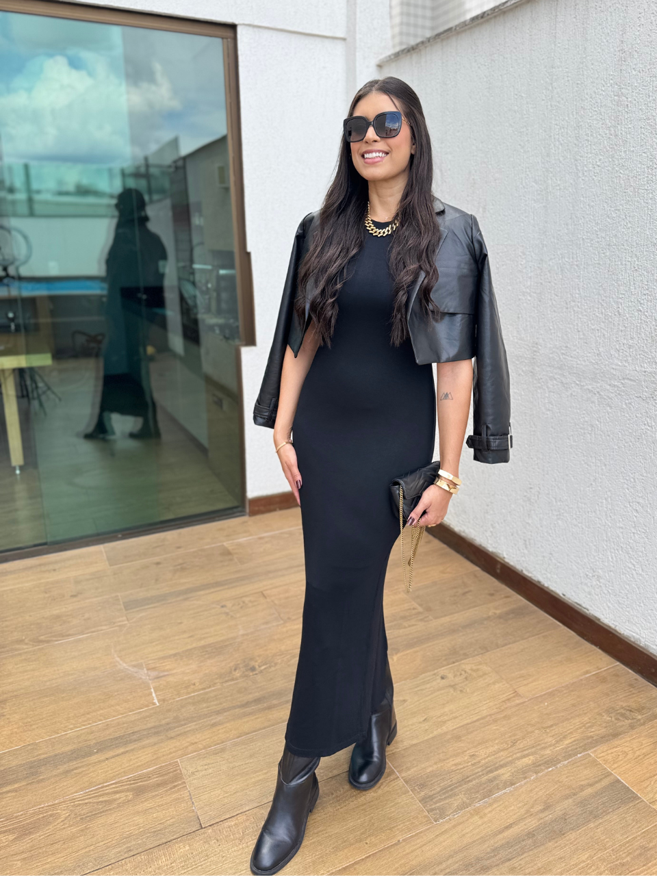 Vestido midi Mel