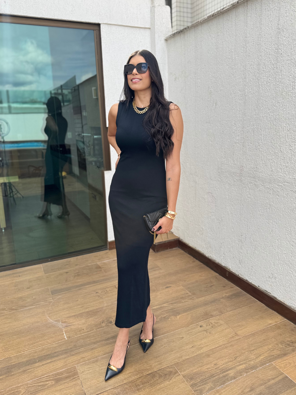 Vestido midi Mel