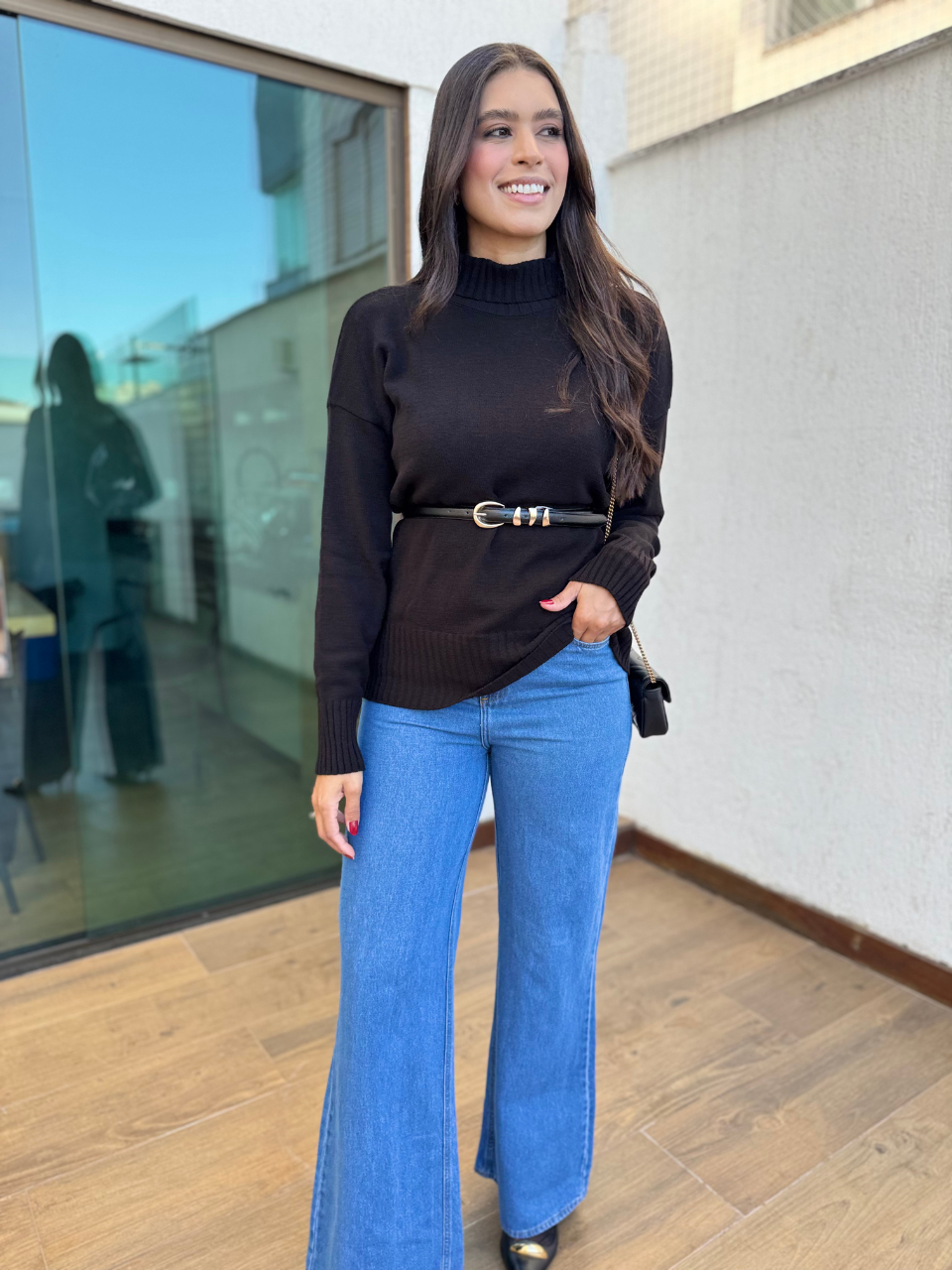 Blusa tricô Bianca