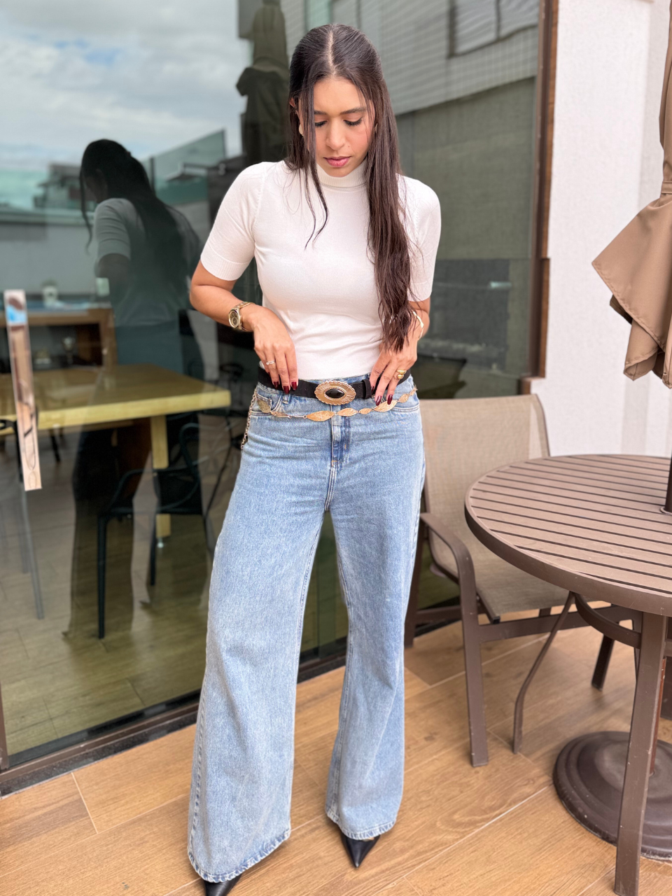 Calça jeans Ester