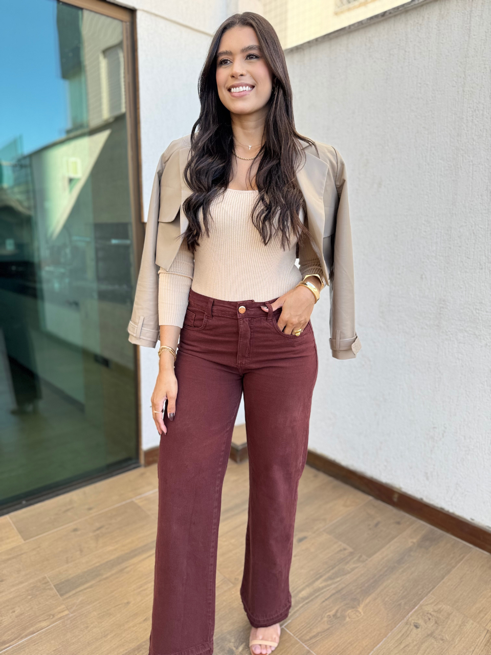 Calça Sarja Feminina Isabela