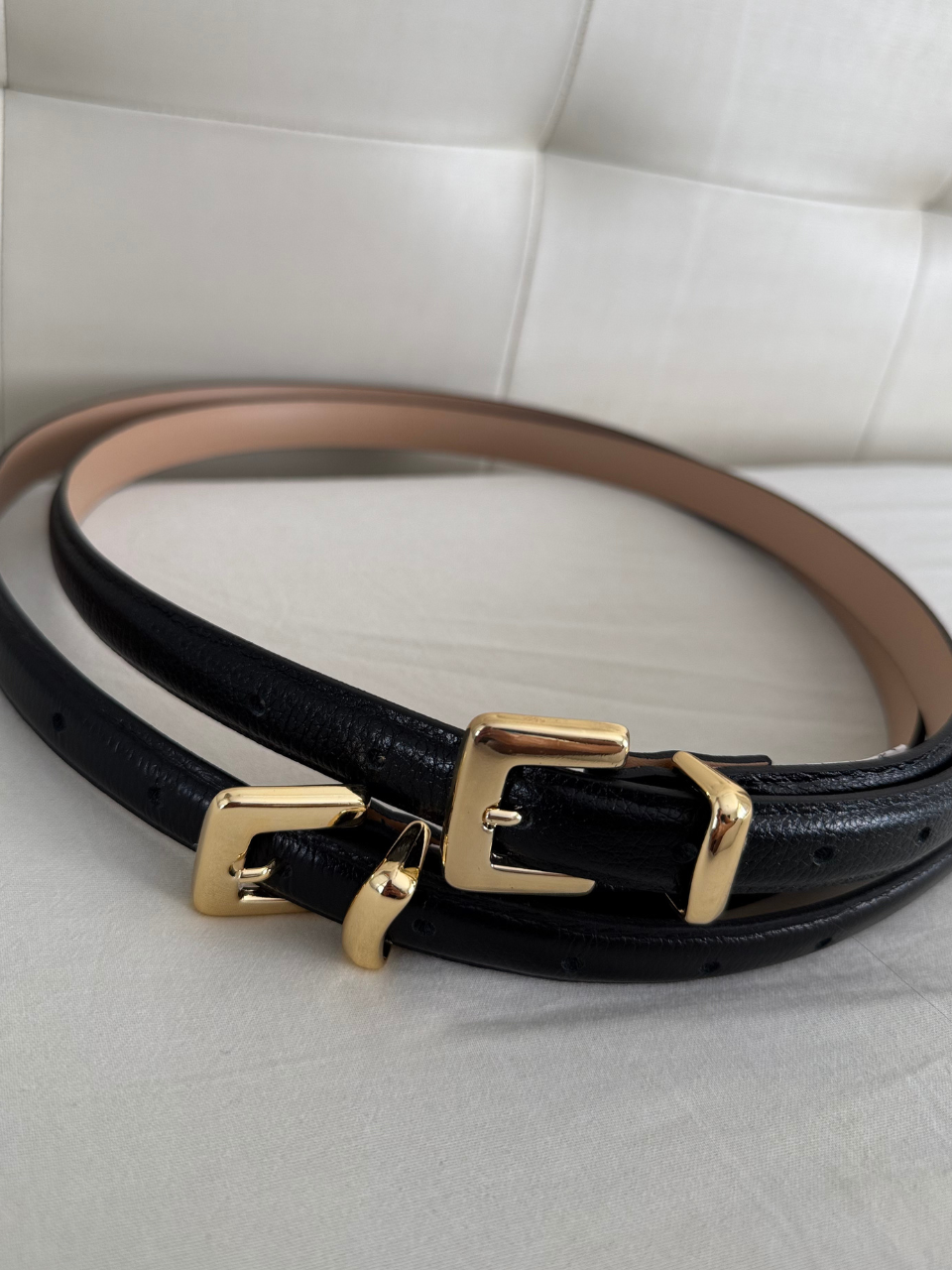 Cinto Casual Couro Fivela Metal