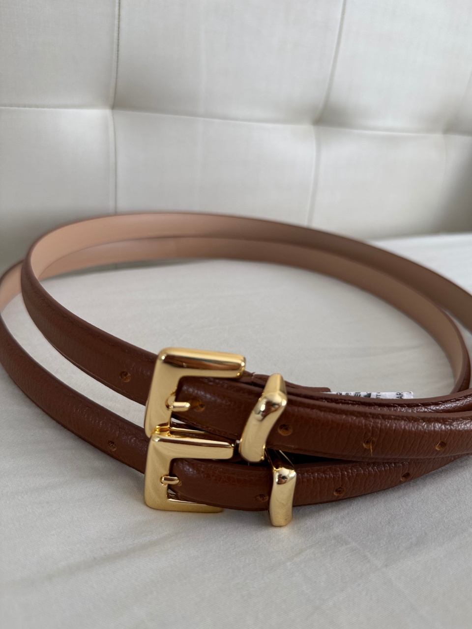 Cinto Casual Couro Fivela Metal