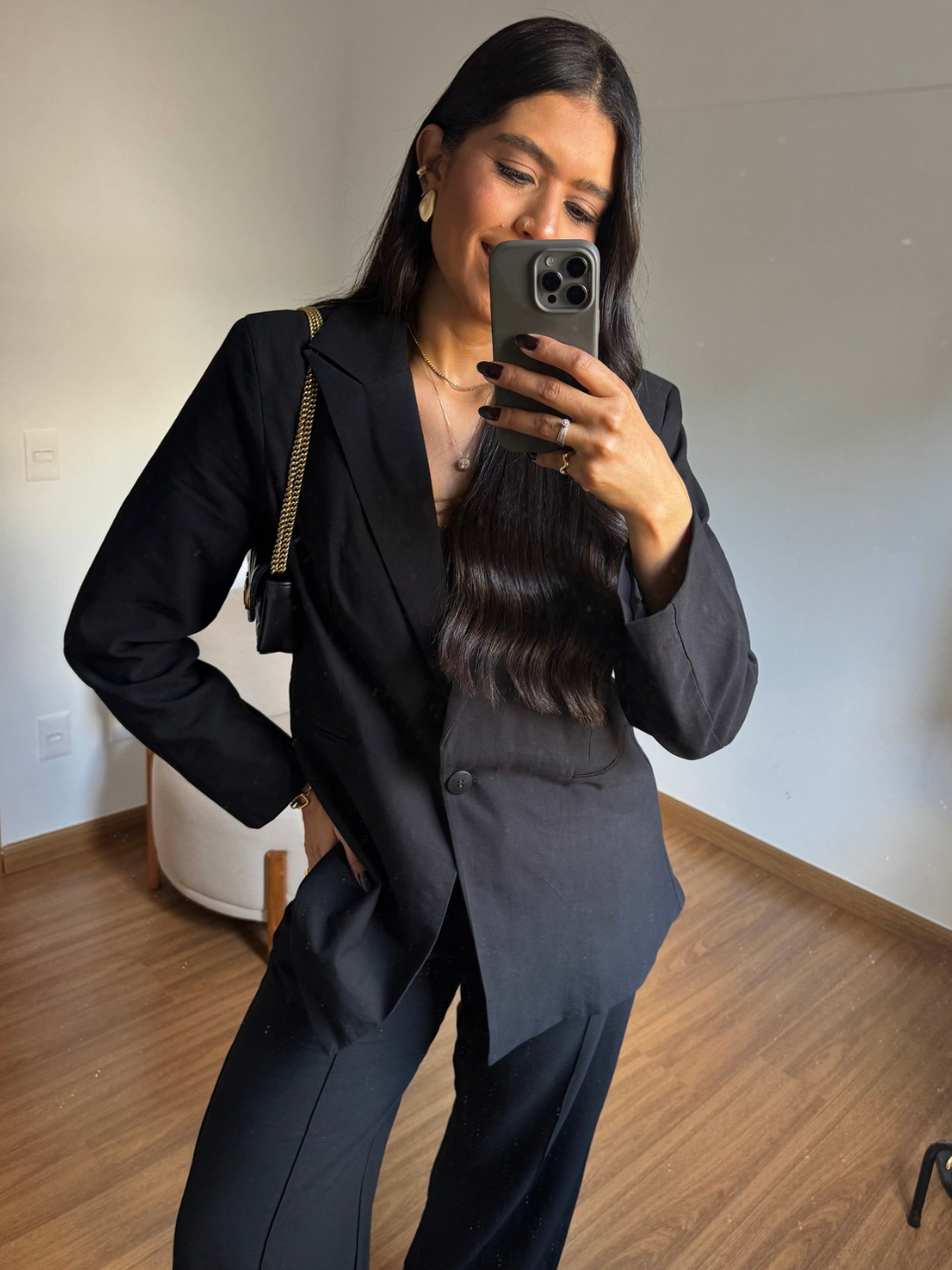 Blazer alfaiataria estruturado Sara