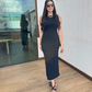 Vestido midi Mel