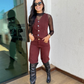 Colete Sarja Feminino Isabela