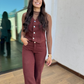 Colete Sarja Feminino Isabela