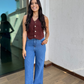 Colete Sarja Feminino Isabela