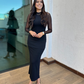 Vestido midi Mel