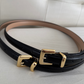 Cinto Casual Couro Fivela Metal