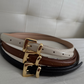 Cinto Casual Couro Fivela Metal