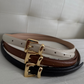 Cinto Casual Couro Fivela Metal