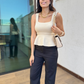 Blusa Tricô Peplum Sasha