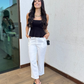 Blusa Tricô Peplum Sasha