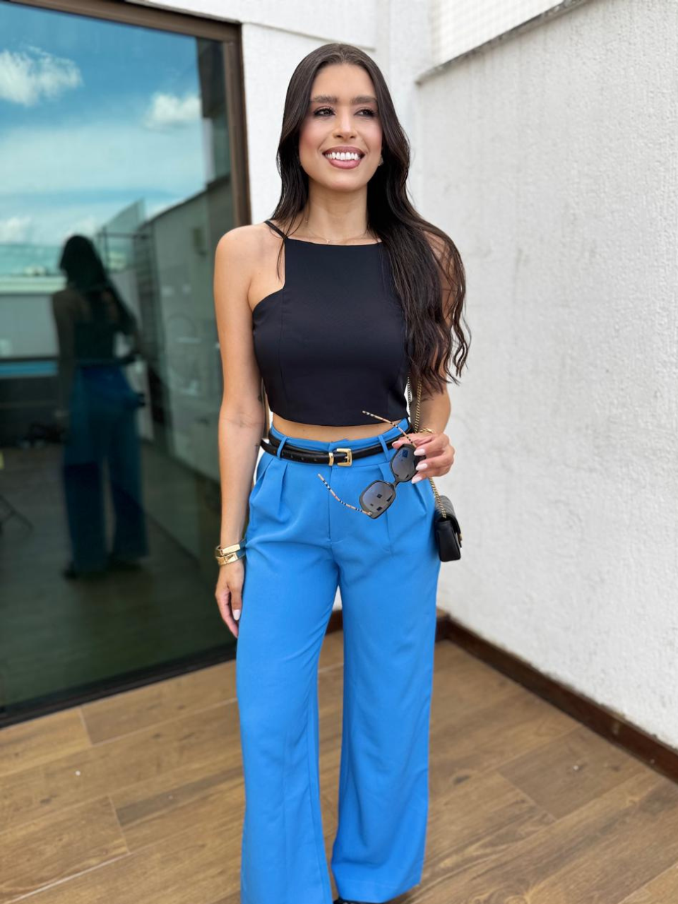 Top alfaiataria preto Rafa