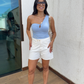 Short jeans off white Joana