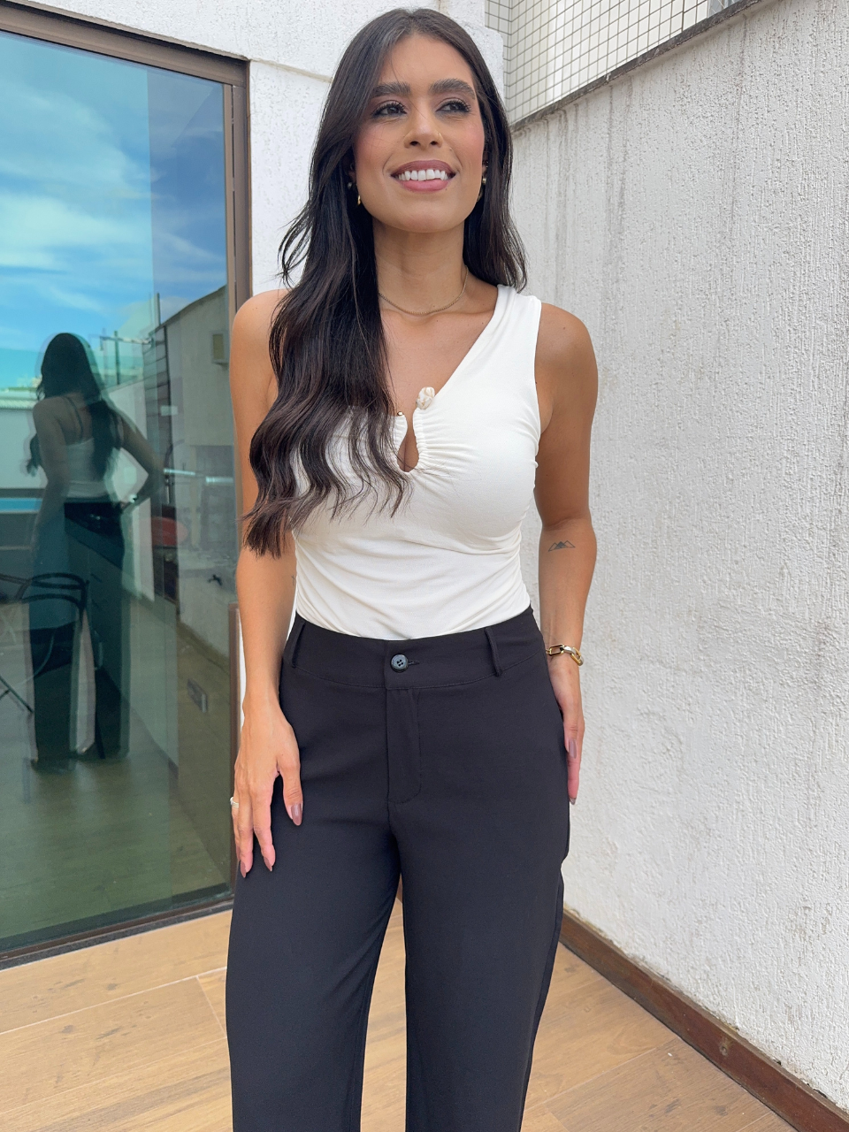 Calça alfaiataria Paty