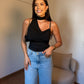 Blusa gola alta Thaciane