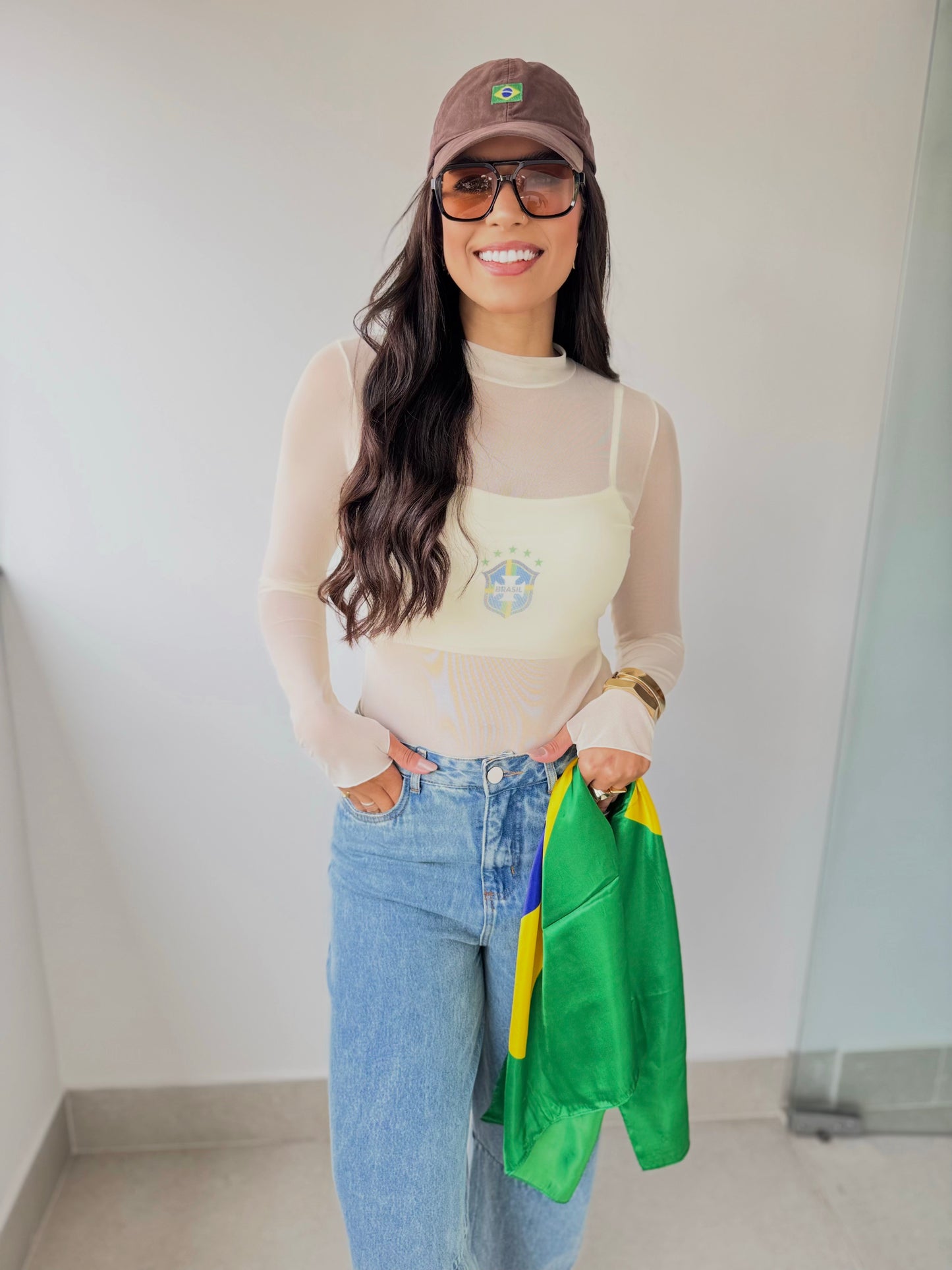 Top Brasil Off White