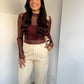 Blusa em tule com top Isis
