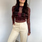 Blusa em tule com top Isis