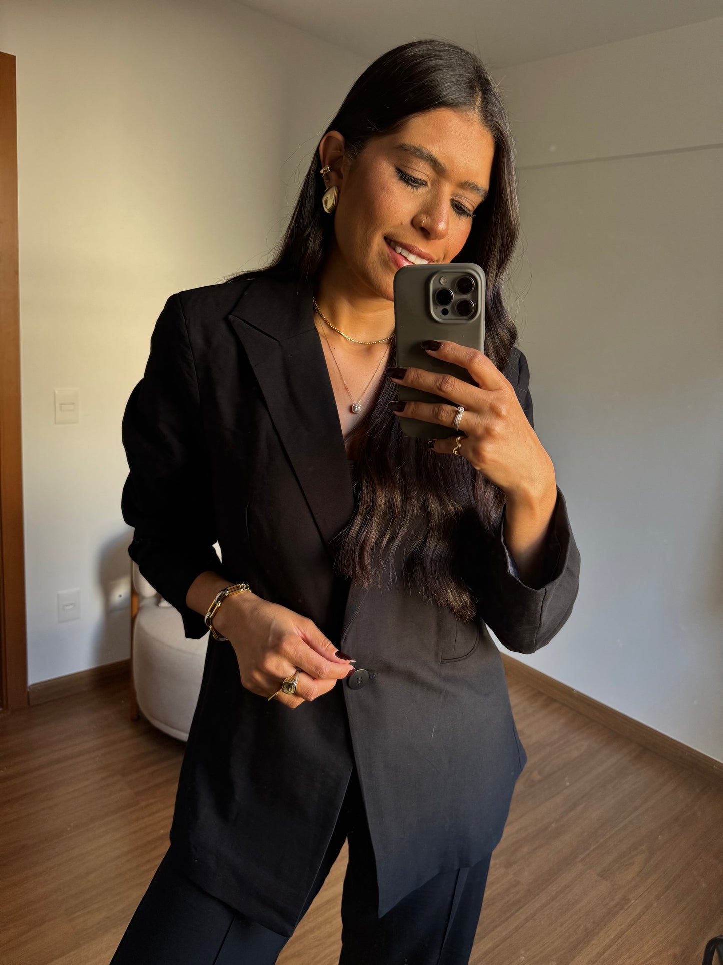Blazer alfaiataria estruturado Sara