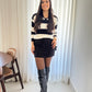 Blusa tricot modal listrado