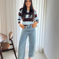 Calça jeans barrel karen