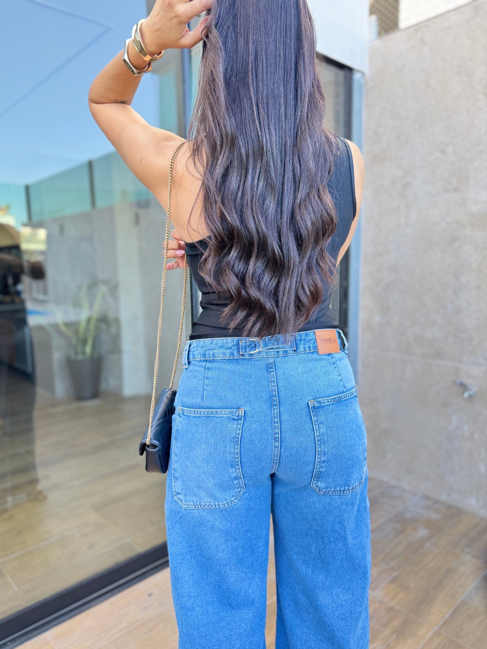 Calça Jeans Wide Leg Pietra