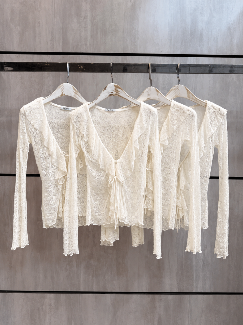 Blusa Renda Off White Yara