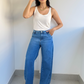 Calça Jeans Wide Leg Pietra