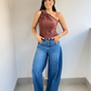 Calça jeans ballon Naty