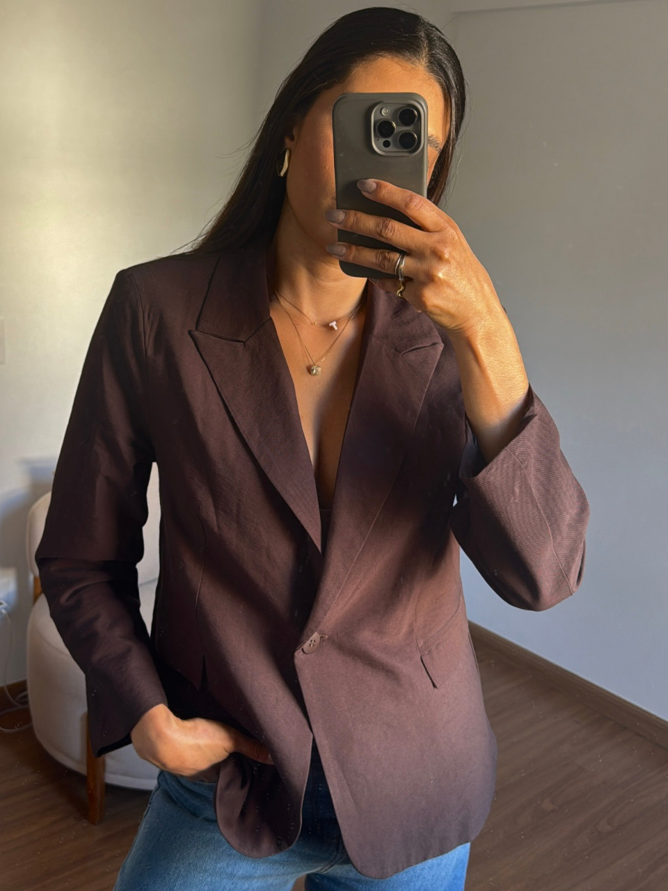 Blazer Alfaiataria Estruturado Pamela