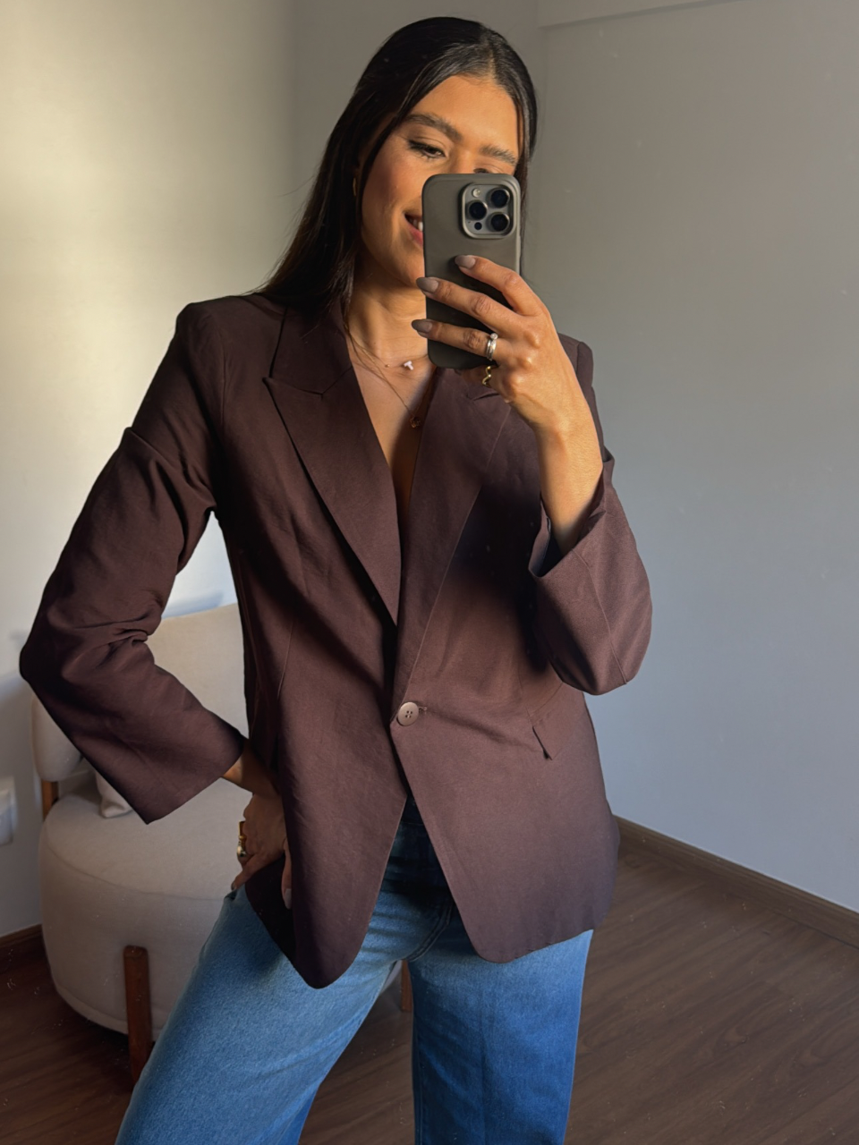 Blazer Alfaiataria Estruturado Pamela