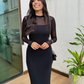 Vestido Longo em Tule Aline