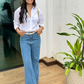 Camisa Oversized off white Sorela