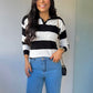 Blusa tricot modal listrado